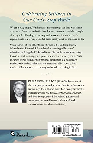 Be Still My Soul: Reflections on Living the Christian Life b