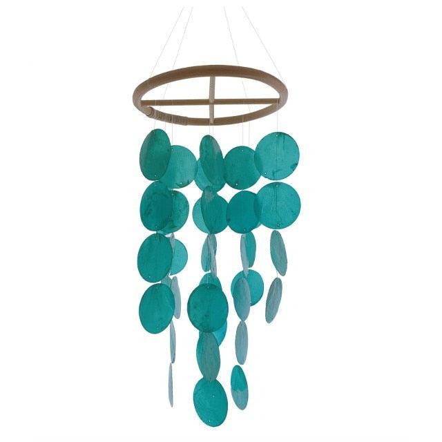 Natural Shell Wind Chime Outdoor Nordic Korean Style Decoration Hotel Dorm Home Office Wind Catcher Nursery Decor Hanging Decorations Photography Accessories Gift For Mom
