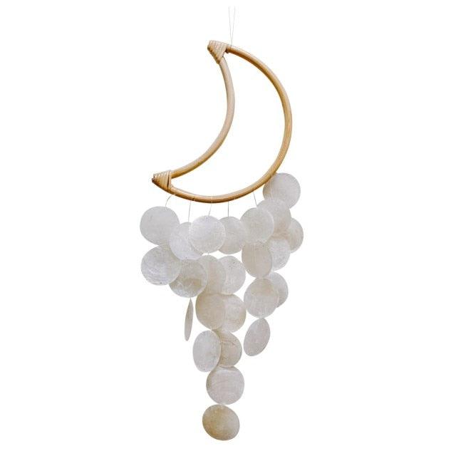 Natural Shell Wind Chime Outdoor Nordic Korean Style Decoration Hotel Dorm Home Office Wind Catcher Nursery Decor Hanging Decorations Photography Accessories Gift For Mom