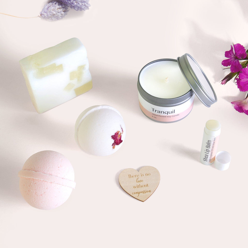 Self Care Compass Necklace Gift Box Set